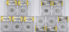MIXED LOTS. Quintet of Silver Denarii (5 Pieces), Rome Mint, Marcus Aurelius, A.D. 161-180. All ANACS Certified.

The final emperor in the era of th...