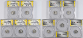 MIXED LOTS. Quintet of Silver Denarii (5 Pieces), Rome Mint, Commodus, A.D. 177-192. All ANACS Certified.

A great mix of types with no duplication,...