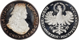 AUSTRIA. Leopold I/University of Innsbruck Silver Medal, "1669" (1969). CHOICE GEM UNCIRCULATED.

Diameter: 43mm; Weight: 27.86 gms. Commemorating t...