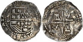 BOLIVIA. Cob 2 Reales, ND (ca. 1578-95)-P B. Potosi Mint. Philip II. VERY FINE.

Cal-type 127#370. Weight: 5.9 gms. A well detailed, broadly struck ...