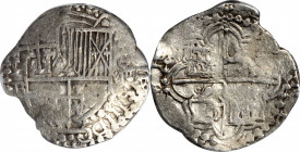 BOLIVIA. Cob 8 Reales, ND (1603-12)-P R. Potosi Mint. Philip III. PCGS EF-45.

KM-10; Calico-912 (type 164). Weight: 25.49 gms. Displaying a bit of ...