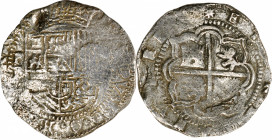 BOLIVIA. Cob 8 Reales, ND (1598-1617). Potosi Mint. Philip III. VERY FINE.

KM-10; Cal-type-164. Weight: 24.6 gms, from the Atocha shipwreck of 1622...