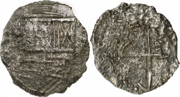 BOLIVIA. Cob 8 Reales, ND (1598-1617). Potosi Mint. Philip III. GOOD.

KM-10; Cal-type-164. Weight: 17.8 gms, from the Atocha shipwreck of 1622, sol...