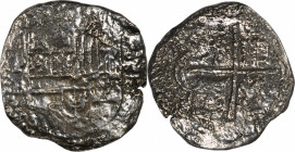 BOLIVIA. Cob 8 Reales, ND (1598-1617)-P. Potosi Mint. Philip III. GOOD.

KM-10; Cal-type-164. Weight: 20.3 gms, from the Atocha shipwreck of 1622, s...