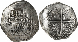 BOLIVIA. Cob 2 Reales, ND (ca. 1613-16)-P Q. Potosi Mint. Philip III. VERY FINE.

KM-8; Cal-type 128#627. Weight: 6.6 gms. A Cob with some sharp det...
