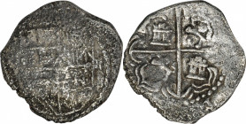 BOLIVIA. Cob 2 Reales, ND (ca. 1598-1621). Potosi Mint. Philip III. VERY GOOD.

KM-8; Cal-type 128. Weight: 5.8 gms. A moderately detailed Cob, with...