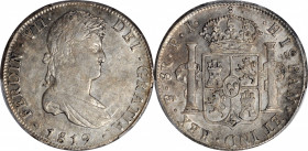 BOLIVIA. 8 Reales, 1819-PTS PJ. Potosi Mint. Ferdinand VII. PCGS AU-55.

KM-84; Calico-1383. Presenting very little in the way of handling and offer...