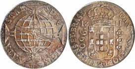 BRAZIL. 960 Reis, 1811-R. Rio de Janeiro Mint. Joao as Prince Regent. PCGS Genuine--Scratch, AU Details.

KM-307.3. A boldly struck and handsome Cro...