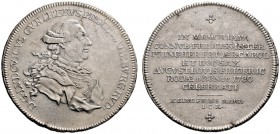 Schwarzburg-Rudolstadt. Ludwig Günther II. 1767-1790. Konventionstaler 1780 -Saalfeld-. Auf die 2. Vermählung seines Sohnes. Fischer 574, Dav. 2770, J...
