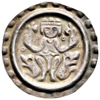 Ulm, königliche Münzstätte. Friedrich II. 1215-1250. Brakteat um 1235/1240. Zwis...
