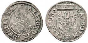 Wallenstein. Albrecht von Wallenstein 1626-1634. Groschen 1630 -Jicin-. Poley 86, Meyer 179ff. sehr schön
