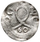 Württemberg. Christoph 1550-1568. Einseitiger Heller 1560. In einem Perlkreis das Jagdhorn mit Band zwischen C-H, unten einge­schlossen die abgekürzte...