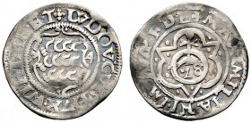 Württemberg. Ludwig 1568-1593. Schilling 1574. Mit Titulatur Kaiser Maximilian II. sowie Stempelfehler LVDOV:CVS (sic!). KR 171.1, Ebner 80. seltene V...