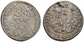 Württemberg. Eberhard Ludwig 1693-1733. 30 Kreuzer 1732. KR 62.1a, Ebner 215. -Walzenprägung- vorzüglich/sehr schön-vorzüglich