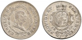 Württemberg. Karl Eugen 1744-1793. 10 Kreuzer 1790. Große Altersbüste. KR 404a, Ebner 270. selten, sehr schön
