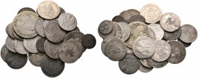 Ca. 35 Stücke: PREUSSEN. Kleinmünzen 17./18. Jh. vom 1/48 Taler bis zum 1/3 Taler. Schwerpunkt Friedrich der Große, dabei einige Kriegsprägungen. schö...