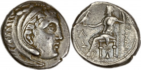 Macedon, Alexander III - Ar Tetradrachm (336-323 BC)
A/
R/ AΛΕΞΑΝΔΡΟΥ
Very fine -
16.93g - 25.96mm - 3h.