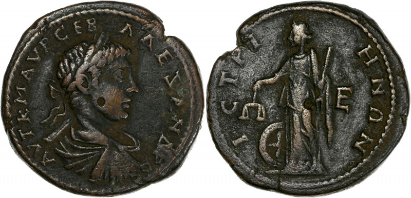 Moesia - Istros - Severus Alexander - Ae (222-235 AD)
A/ AVT K M AVP CЄB AΛEZANΔ...