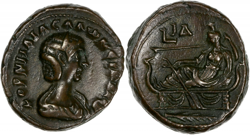 Egypt - Alexandria - Salonina - Bi - Tetradrachm (251-253 AD)
A/ KOPNHΛIA CAΛωNЄ...