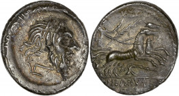 D. Silanus L .f (91 BC) - Ar Denarius - Rome 
A/
R/ D SILANVS L F 
Good very fine - iridescent toning 
3.63g - 18.34mm - 5h.