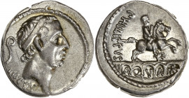 L. Marcius Philippus (56BC) Ar Denarius - Rome 
A/ ANCVS
R/ PHILIPPVS // AQVA MAR
Good very fine 
3.92g - 17.47mm - 6h.