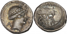 C. Considius Paetus (46BC) Ar Denarius - Rome 
A/ 
R/ C•CONSIDI // PAETI 
Good very fine
4.1g - 18.3mm - 10h.