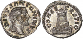 Divus Antoninus Pius (138-161AD) Ar - Denarius - Rome
A/ DIVVS ANTONINVS
R/ CONSECRATIO
Good extremely Fine - Brillant 
3.42g - 18.11mm - 6h.