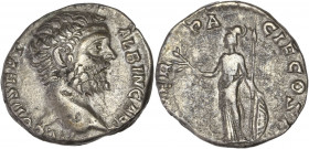 Claudius Albinus (193-195AD) Ar - Denarius - Rome
A/ D CLOD SEPT ALBIN CAES
R/ MINER PACIF COS II
Very fine
2.96g - 17.4mm - 12h.
