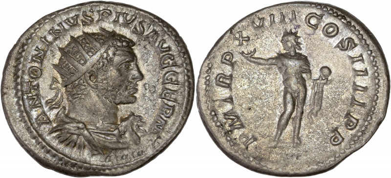 Caracalla (198-217AD) Ar - Antoninianus - Rome
A/ ANTONINVS PIVS AVG GERM
R/ P M...