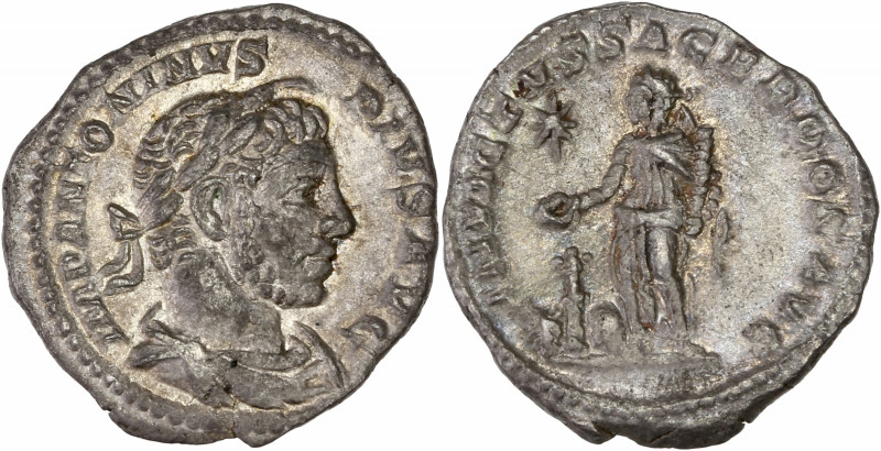 Elagabalus (218-222AD) Ar - Denarius - Rome
A/ IMP ANTONINVS PIVS AVG
R/ INVICTV...