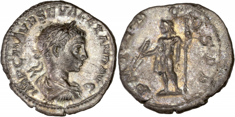 Severus Alexander (222-235AD) Ar - Denarius - Rome
A/ IMP C M AVR SEV ALEXAND AV...