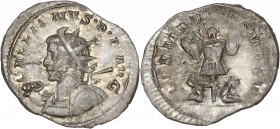 Gallienus (253-268AD) Bi - Antoninianus - Colonia Agrippinensis
A/ GALLIENVS P F AVG
R/ GERMANICVS MAX V
Good very fine - Golden toning 
3.07g - 23.61...