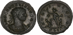 Aurelian (270-275AD) Bi Antoninianus - Ticinum
A/ IMP C AVRELIANVS AVG
R/ SOLI INVICTO
Extremely fine -
3.82g - 22.45mm - 6H