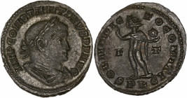 Constantine I (307-337AD) Ae Nummus - Lugdunum 
A/ IMP CONSTANTINVS PF AVG
R/ SOLI INVICTO COMITI // PLC / F-T
Good extremely fine 
4.38g - 22.25mm - ...