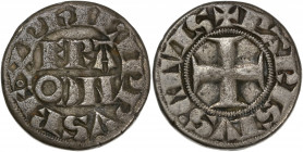 Philippe IV Le Bel (1285-1314) Billon - Piéfort du Denier parisis 
A/ PHILIPPVS REX // FRA/OCN
R/ MONETA DVPLEX
7,18g - 19,91mm - SUP - Rarissime en c...