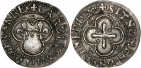 Charles IX (1560-1574) - Ar - Essai du denier tournois 
ND - Lyon 
A/ CAROLVS VIIII D G FRAN REX
R/ SIT NOMEN DNI BENEDIC
1,12g - 18,95mm - SUP - Très...