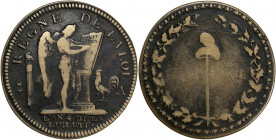 Convention (1792-1795) - Bronze - Essai module de 2 sols 
ND (1793)
A/REGNE DE LA LOI / AN 4 DE LA LIBERTE
R/ POUR ESAIE 
23,53g - 35,02mm - TB - très...