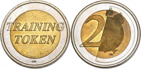 France - V Republic - Cupro-nickel - 2 euros training token
- ND 
A/ TRAINING TOKEN
R/ /
8,22g - 26,35mm - UNC -