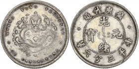 China - Kwangtung - silver - 5 cents
(1890-1905)
A/ /
R/ /
1.31g - 15.95mm - Very fine
