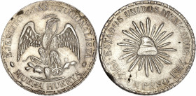 Mexico - silver - 1 Peso
1914 - Durango 
A/ ESTADOS UNIDOS MEXICANOS / 1914 UN PESO 1914 
R/ EJERCITO CONSTITUCIONALISTA /. MUERA HUERTA
23.45g - 38.6...