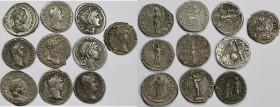 Lot of 10 denarii 
Lot sold as is , no returns