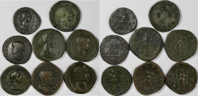 Lot of 8 roman coins
Lot sold as is , no returns
