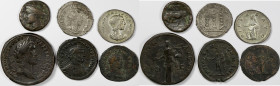 Lot of 6 roman coins
Lot sold as is , no returns