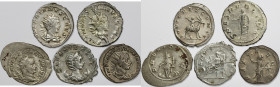 Lot of 5 roman coins 
Lot sold as is , no returns