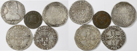 Lot of 5 french royal coins 
Lot sold as is , no returns