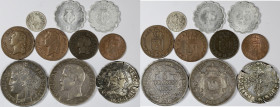 Lot of 10 french coins 
Lot sold as is , no returns