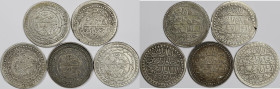 Lot of 5 algérian coins 
Lot sold as is , no returns