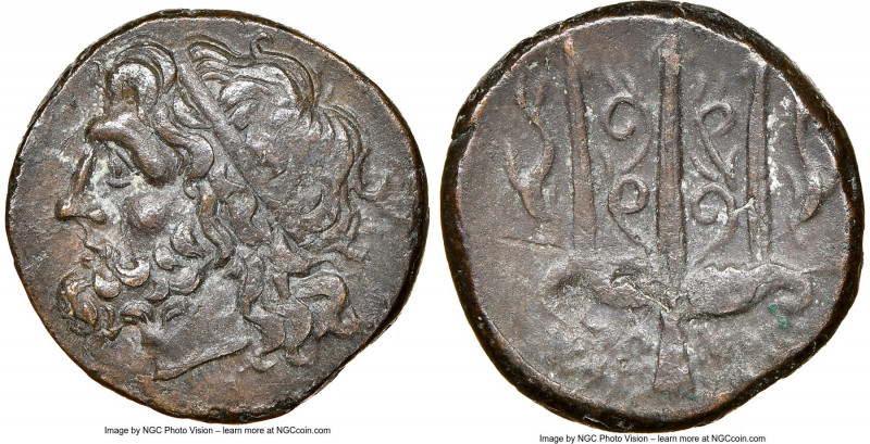 SICILY. Syracuse. Hieron II (ca. 275-215 BC). AE litra (18mm, 2h). NGC XF. Head ...