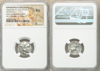 MACEDONIAN KINGDOM. Alexander III the Great (336-323 BC). AR drachm (18mm, 1h). NGC AU. Posthumous issue of 'Colophon', 310-301 BC. Head of Heracles r...