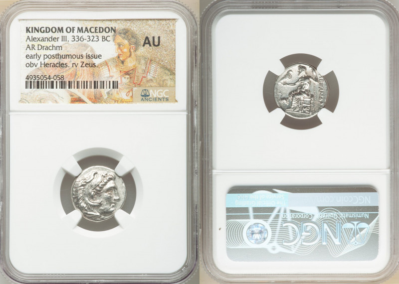 MACEDONIAN KINGDOM. Alexander III the Great (336-323 BC). AR drachm (17mm, 6h). ...